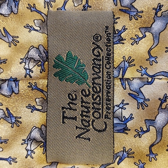 The Nature Conservancy 100% Silk Frog Tie - Picture 8 of 9